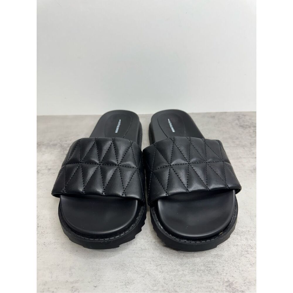 14th & Union Slides Size 6 Black Womens Sandals Lightweight NEW